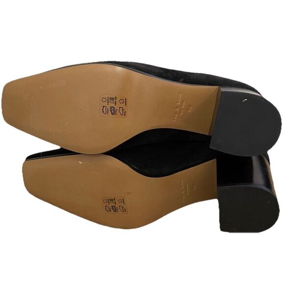 NEW Bibi Lou Briana  Short Western Boot in Black Leather Size 39 US 9 - Picture 6 of 6